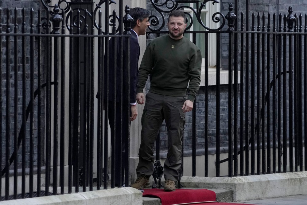 Návšteva Británie Zelenskyj