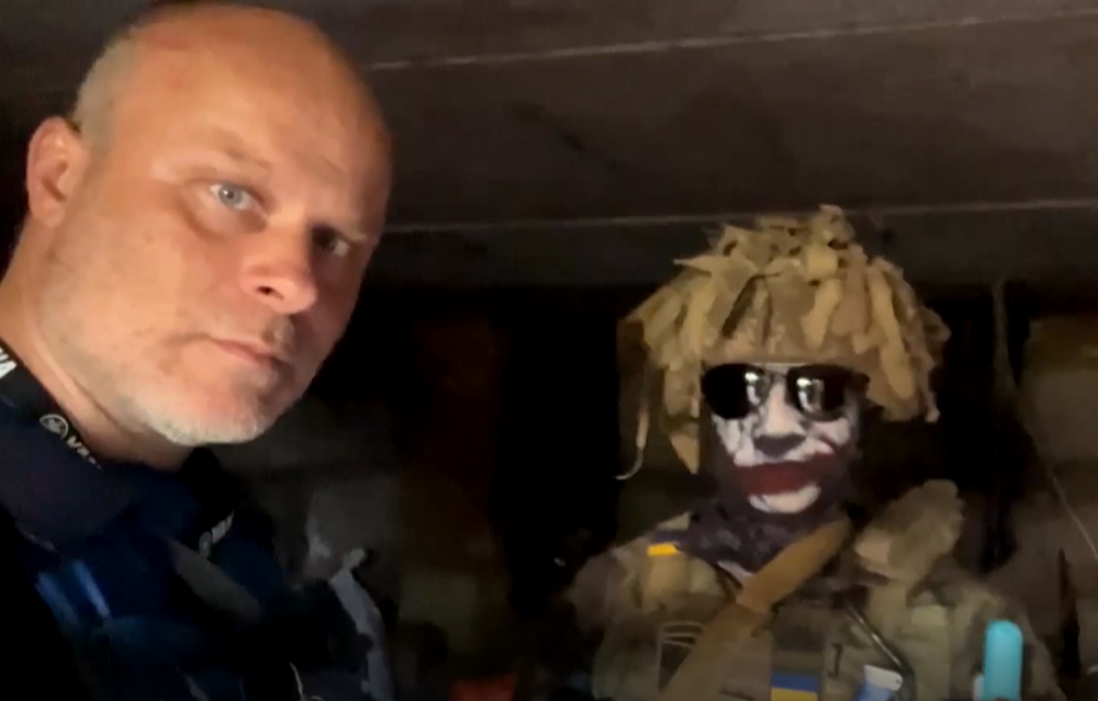 Pri obsadených dedinách sa stretol sa s členom prieskumnej bojovej skupiny