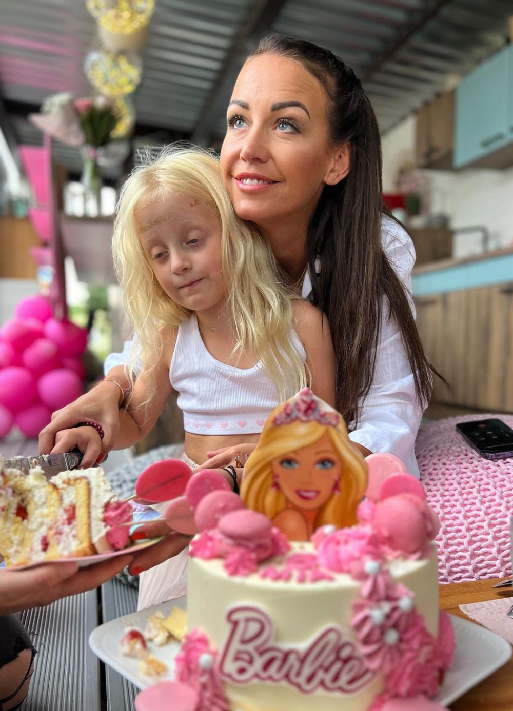 Agáta Hanychová - oslava narodenín Mii