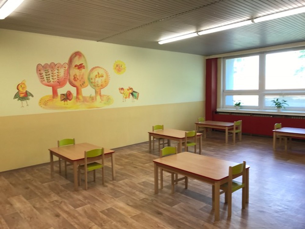 MŠ Nábrežie mládeže - jedáleň prispôsobená predpisom