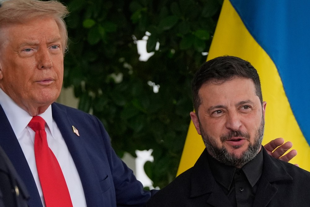 Donald Trump a Volodymyr Zelenskyj 1
