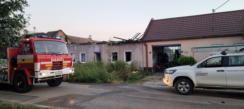 Požiar rodinného domu