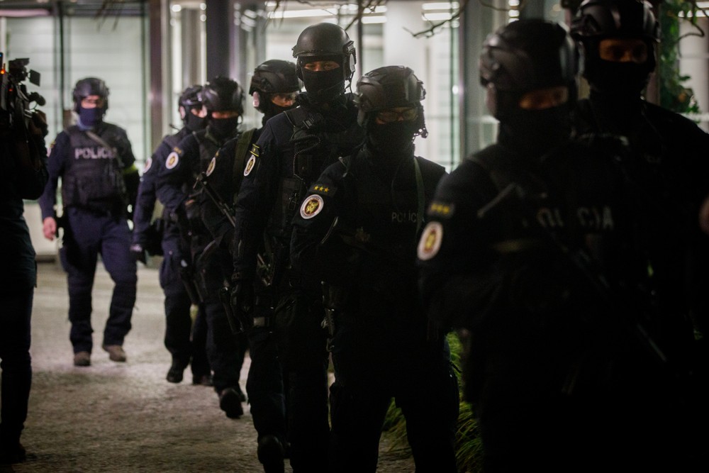 Zásah NAKA u Haščáka