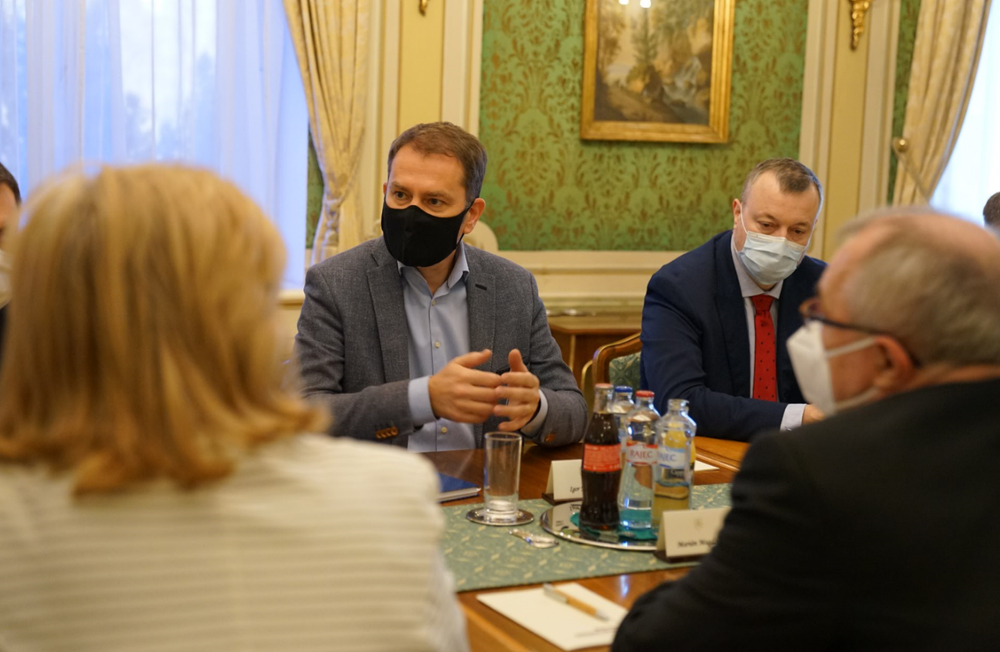 Stretnutie Igora Matoviča s predstaviteľmi odborárov 