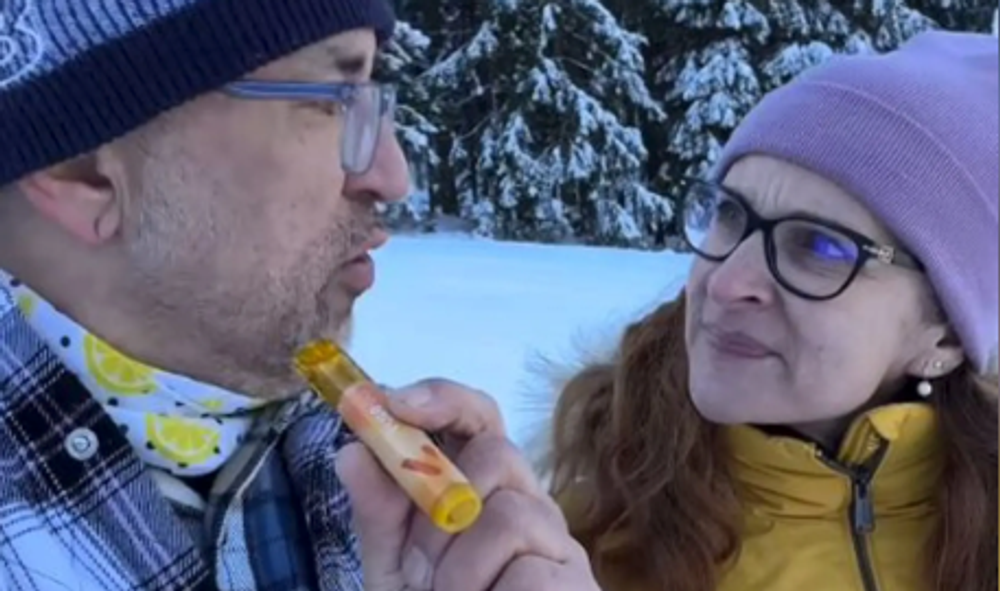 Marián Čurko s exmanželkou