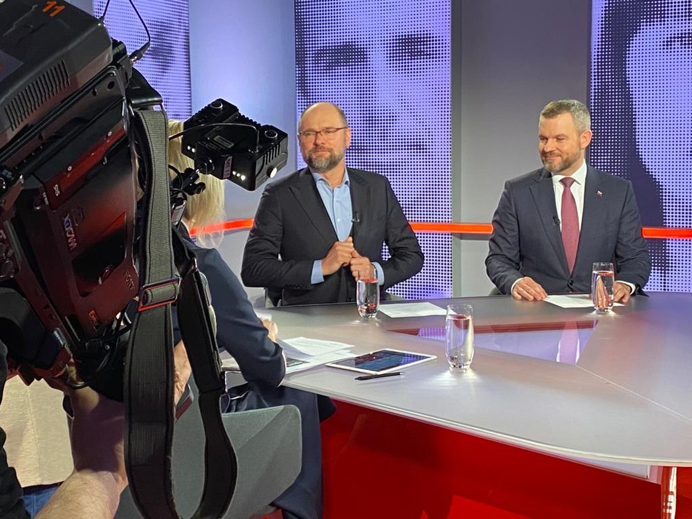 Na hrane Peter Pellegrini (Hlas-SD) a Richard Sulík (SaS)