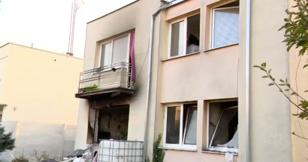 Výbuch izby v rodinnom dome