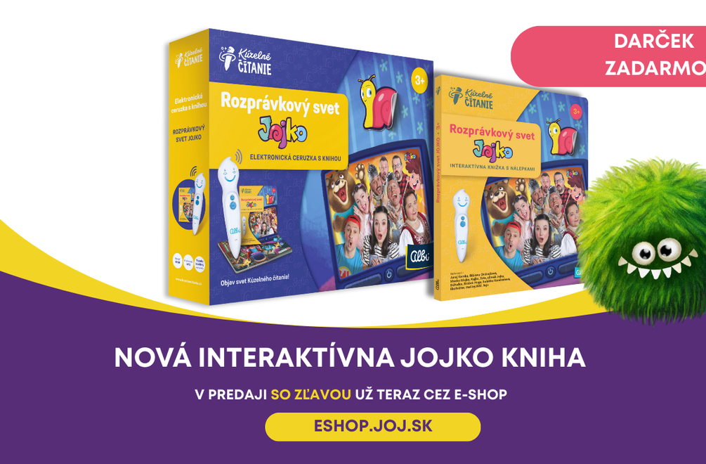 Nová interaktívna rozprávková JOJKO kniha pre deti už v predaji!