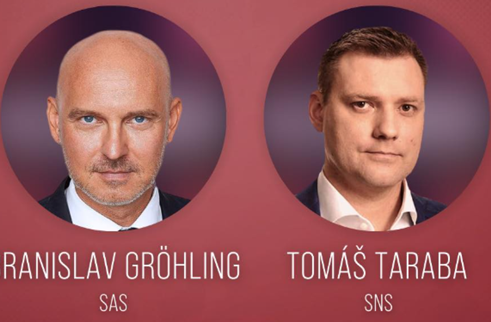 V dueli sa stretne liberál s národiarom: Aké otázky dostali Branislav Gröhling a Tomáš Taraba?