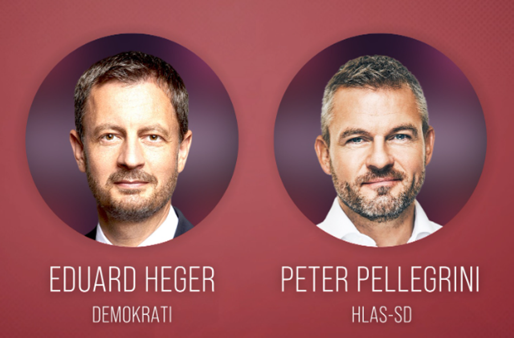 Súčasný a bývalý premiér: V relácii Na hrane sa stretli Eduard Heger a Peter Pellegrini!