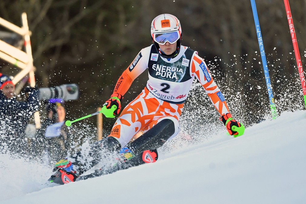 Petra Vlhová slalom žien Svetového pohára v alpskom lyžovaní