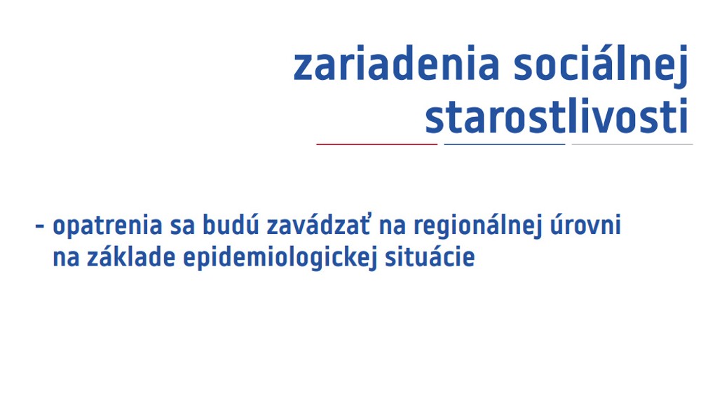 Nové opatrenia pre Slovensko 