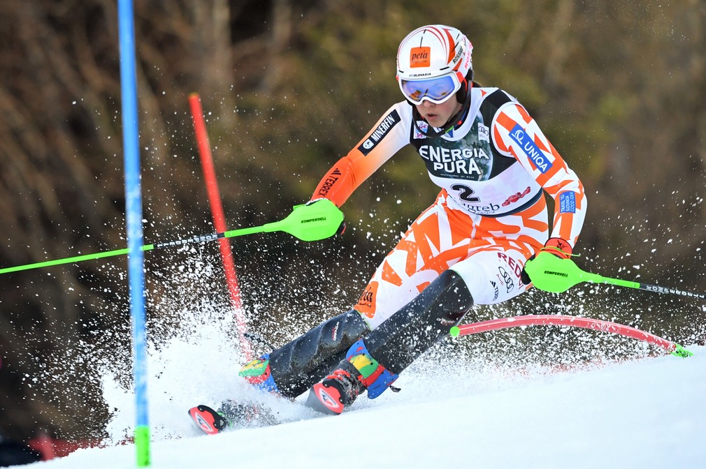 Petra Vlhová slalom žien Svetového pohára v alpskom lyžovaní