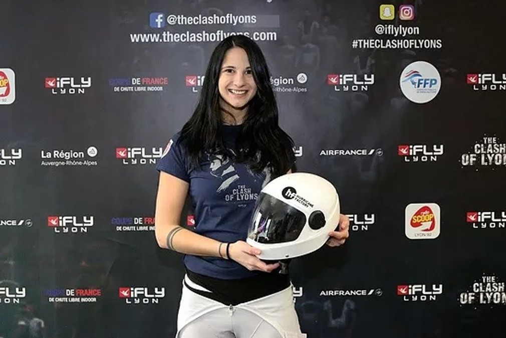 Slovenská reprezentantka v indoor skydivingu Silvia Lačná