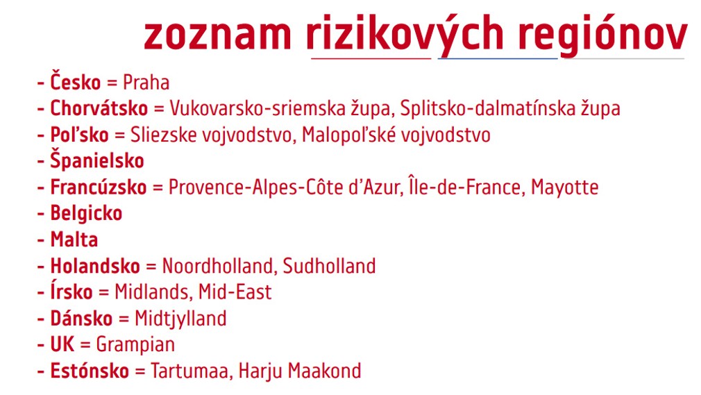 Nové opatrenia pre Slovensko 