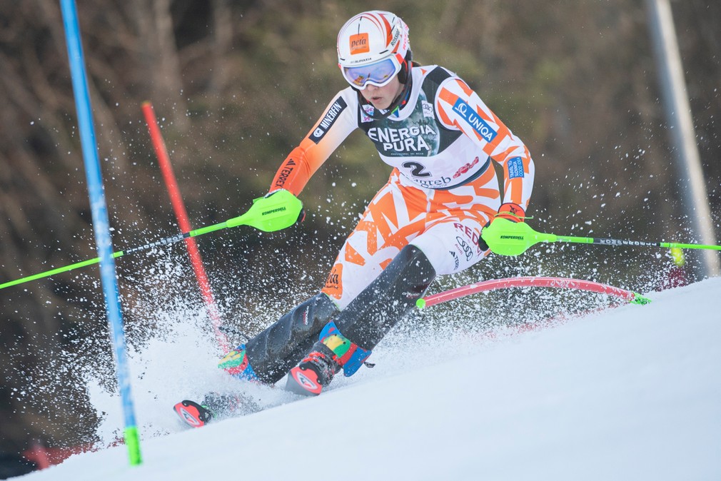 Petra Vlhová slalom žien Svetového pohára v alpskom lyžovaní