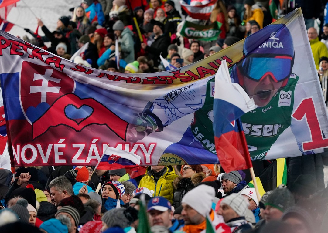 Fanúšikovia Vlhová