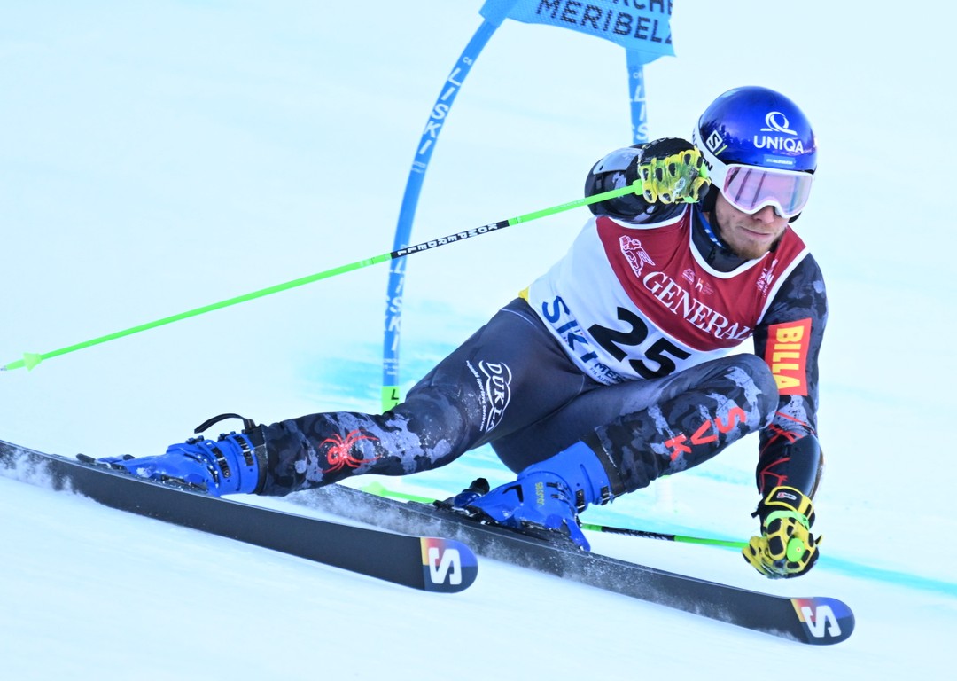 Adam Žampa počas 1. kola obrovského slalomu mužov na MS v alpskom lyžovaní vo francúzskom stredisku Courchevel-Méribel