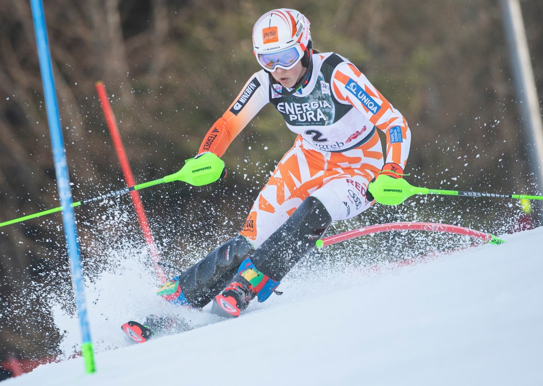 Petra Vlhová slalom žien Svetového pohára v alpskom lyžovaní