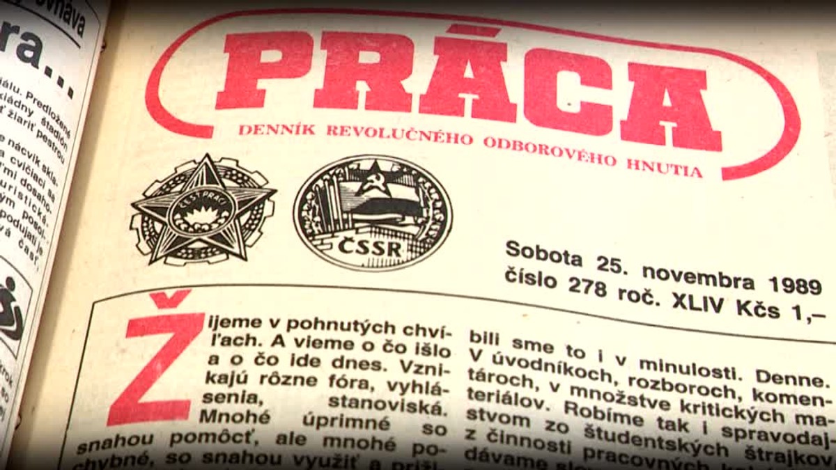 Exkurzia do histórie: O čom sa písalo 25. novembra 1989?