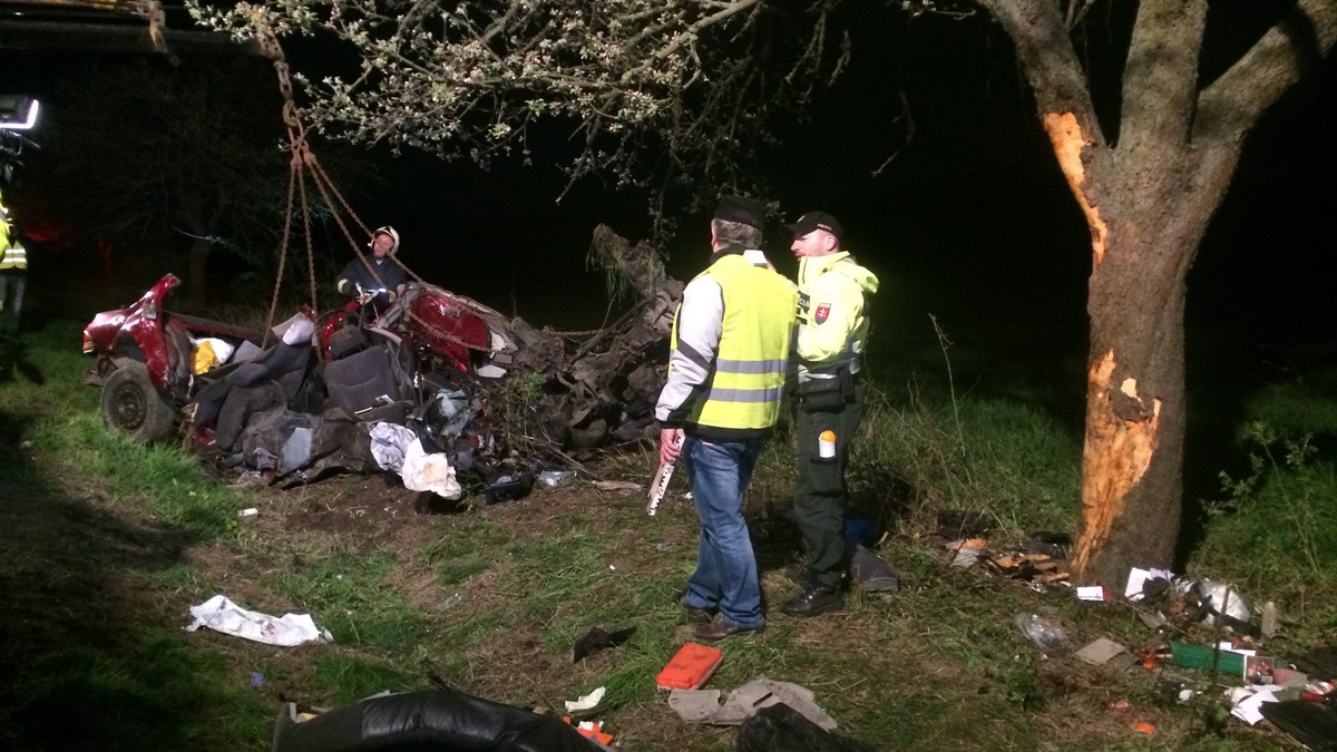 Smrteľná nehoda pri Stropkove. Po náraze auta do stromu zomreli dvaja ľudia