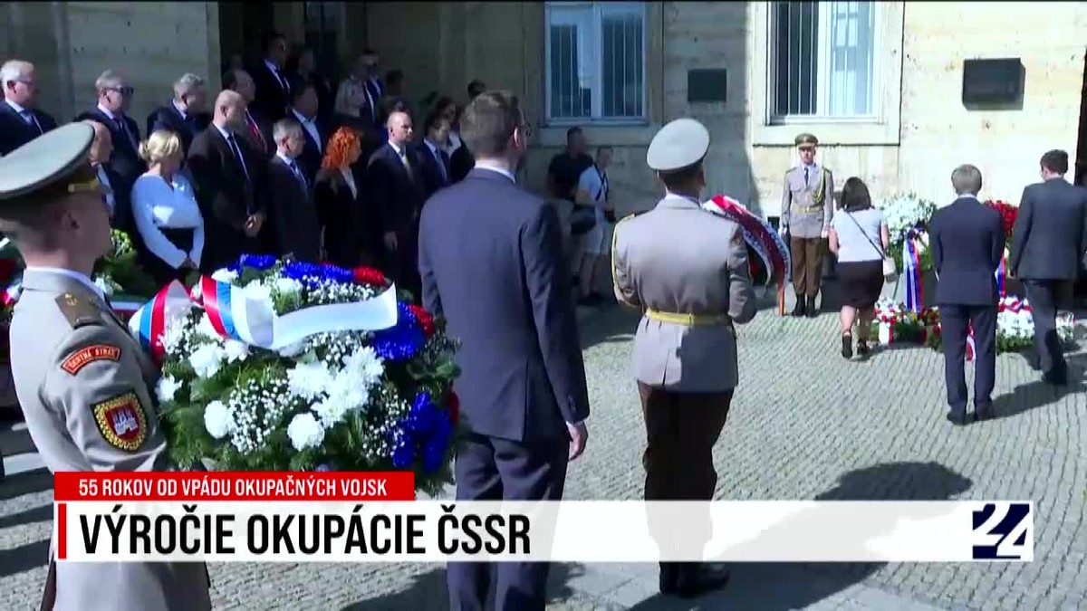 Pietna spomienka pri príležitosti výročia okupácie Československa