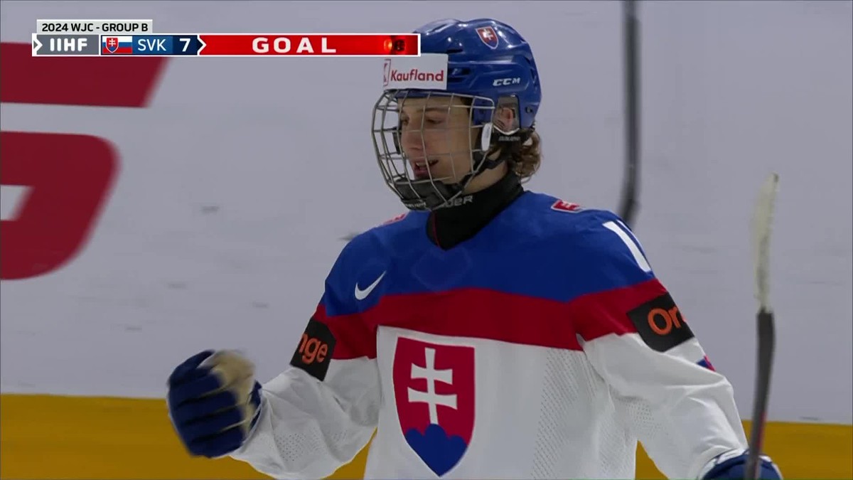 Luka Radivojevič Makes History as Slovakia Wins Third Straight Match at 2024 World Junior Hockey Championship
