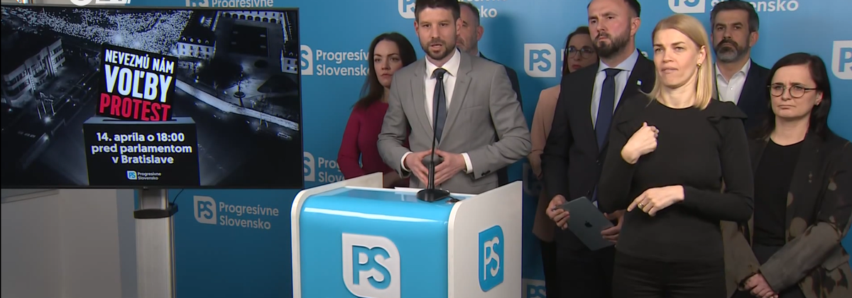 Šimečka zvoláva protest pred parlamentom. Varuje pred zrušením voľby poštou