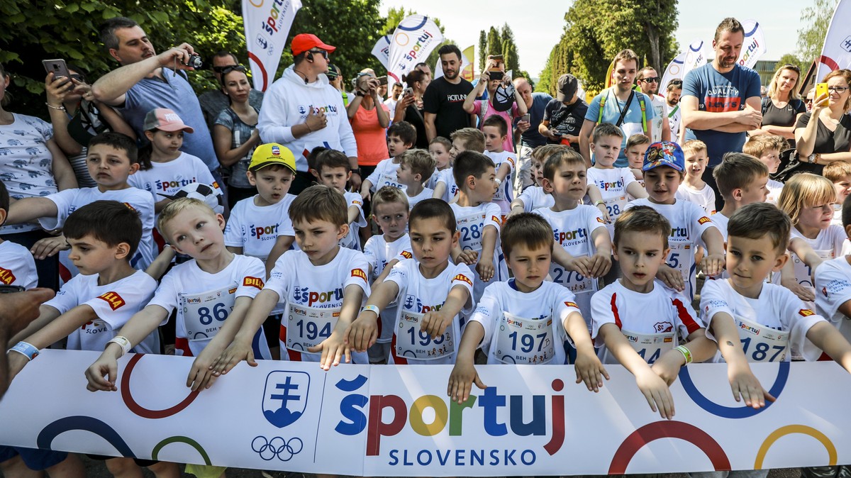 Der Megaspielplatz Športuj Slovensko bringt Spaß für die ganze Familie