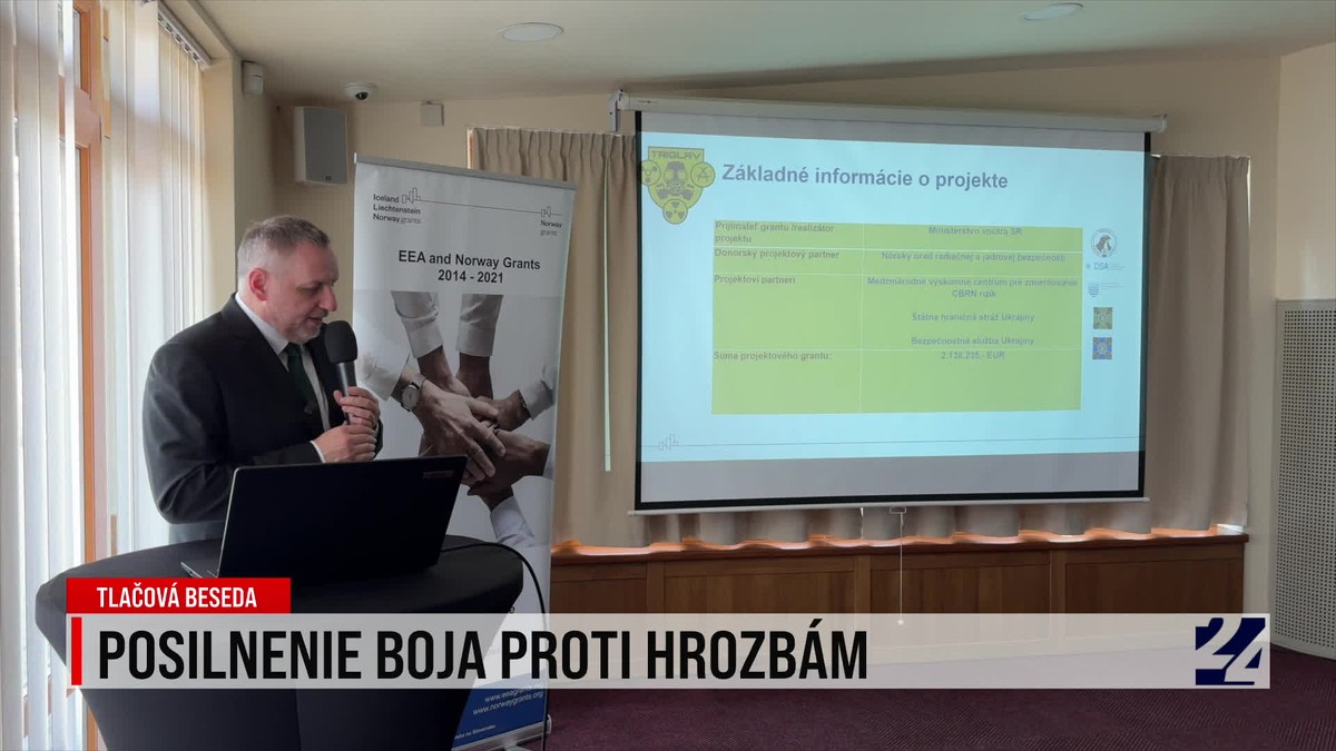 Tlačová beseda o posilnení boja proti rôznorodým hrozbám