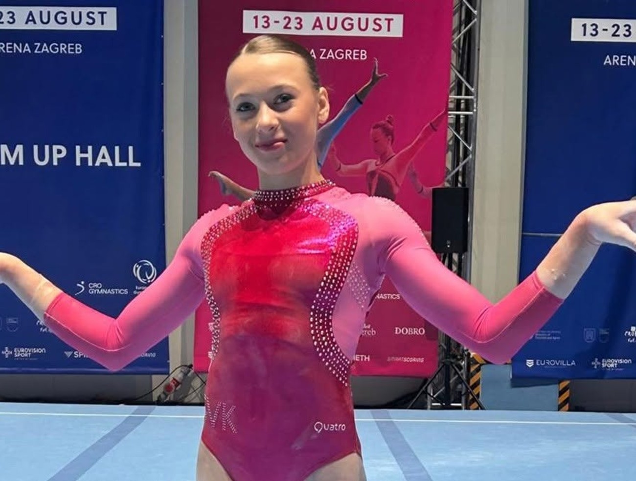 Gymnastka PILIAROVÁ dvakrát štvrtá na Majstrovstvách Európy