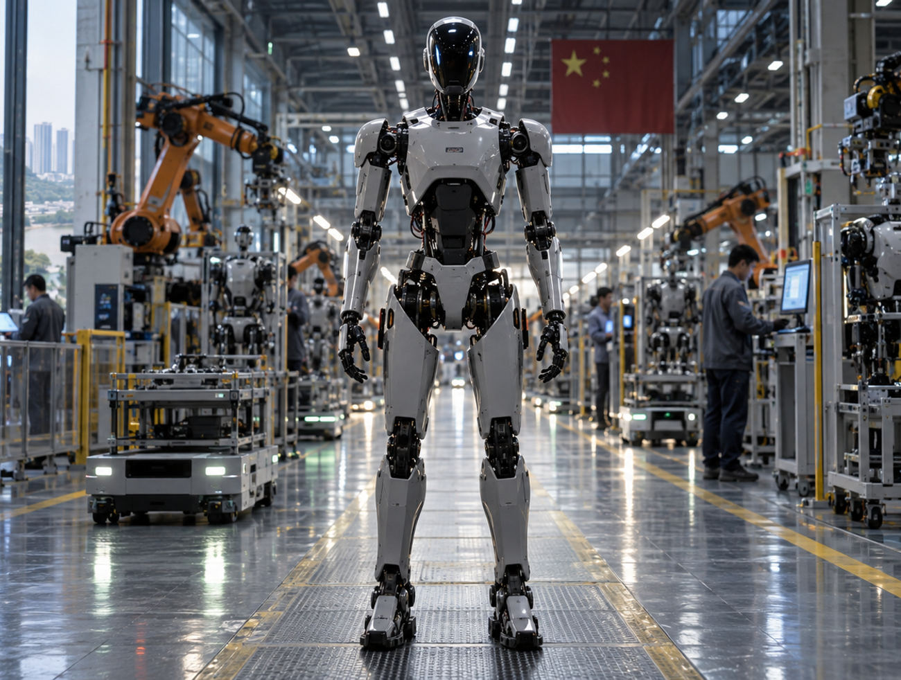 Každých 10 minút zíde z výrobnej linky v Číne nový humanoidný robot