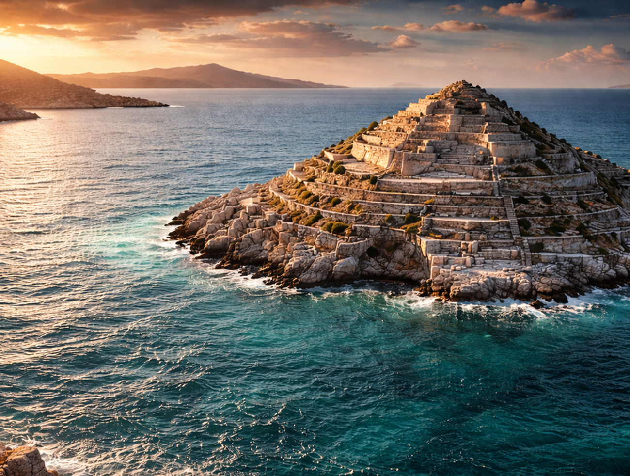 Pyramída vyrastajúca z mora nebola mýtus: Vedci ju otvorili