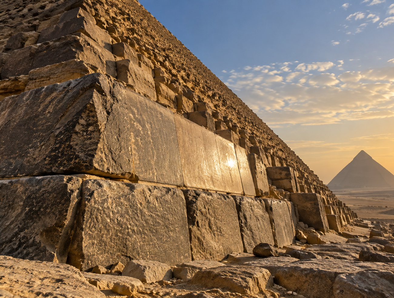 V egyptskej pyramíde našli dutiny. Môžu skrývať vchod