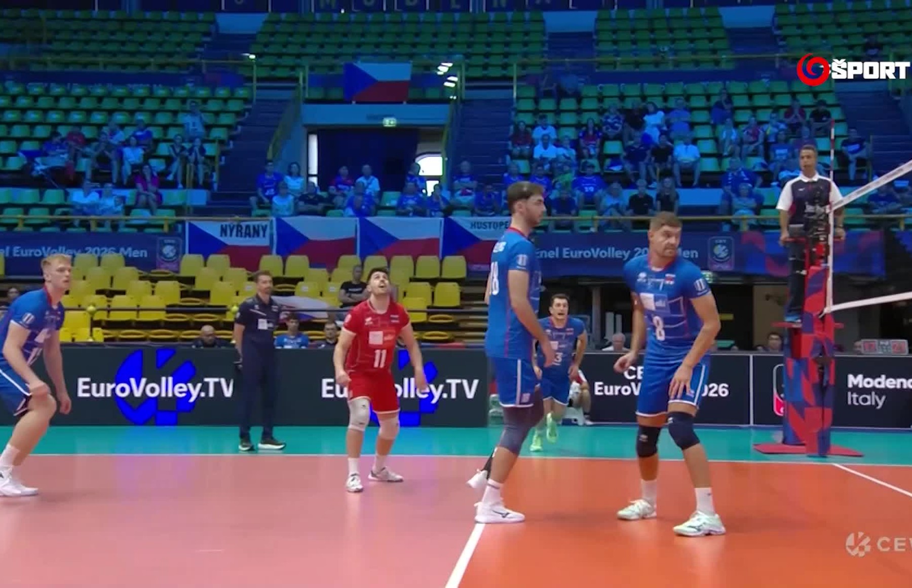 EuroVolley 2026: Slovensko - Česko 0:3