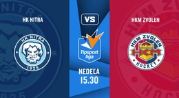 8.kolo Tipsport ligy pokračuje na JOJ ŠPORT duelom Nitra - Zvolen práve teraz