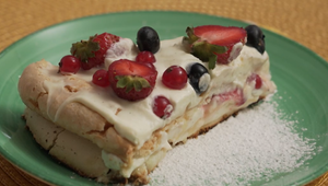 Dezert: Sneh na tanieri