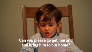 Pošlite nám domov utečenca, napísal Obamovi chlapec