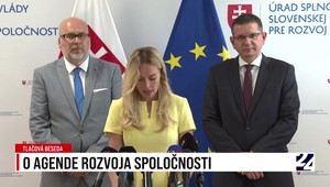 Tlačová beseda splnomocnenkyne vlády pre rozvoj občianskej spoločnosti