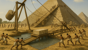 Pyramídy vraj stavali pomocou hydraulického výťahu, tvrdia vedci