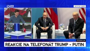 Štúdio 24 o reakciách na telefonát medzi Trumpom a Putinom