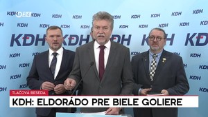 Tlačová beseda KDH: Eldorádo pre biele goliere