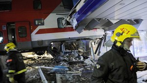 Vlak narazil do hotela v centre Helsínk