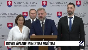Tlačová beseda o odvolávaní ministra vnútra