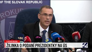 Vyhlásenie generálneho prokurátora Maroša Žilinku k prezidentke