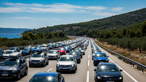 Dovolenkári smerujúci do Chorvátska uviazli v kolónach viac ako 1 deň bez pitnej vody