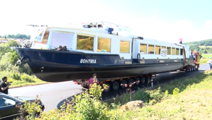 Loď, ktorá sa plavila po riekach a kanáloch po takmer celej strednej Európe, je už na Domaši!
