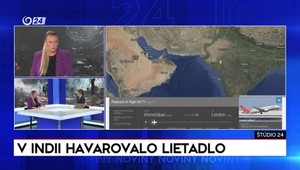 Štúdio 24: Redaktorka zahraničia o nehode lietadla v Indii