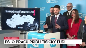 Tlačová beseda Progresívneho Slovenska: O prácu prídu tisíce ľudí