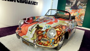 Pokreslené Porsche speváčky Janis Joplin ide do dražby
